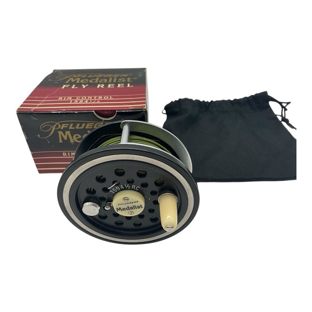 Pfueger Medalist 1594 1/2 RC Fly fishing  Reel  in Box With Instructions Lined